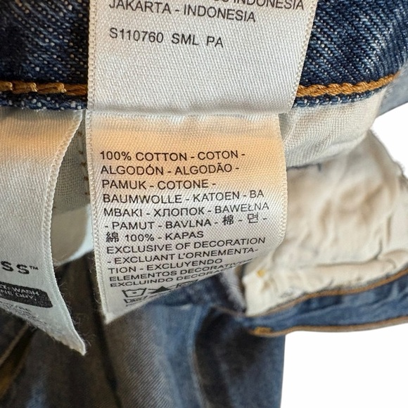 Levi’s Ribcage Straight Ankle Jeans Distressed Knee Holes 27 x 27 NWT - Picture 7 of 13